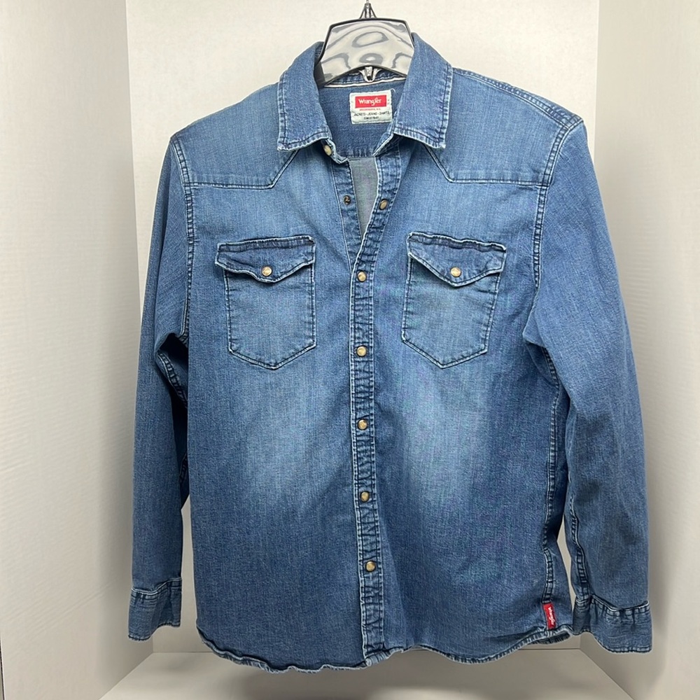 Wrangler Large Denim Snap button Long Sleeve